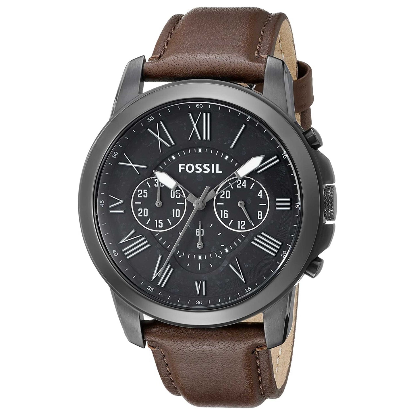 Front view of Fossil Grant Men's Quartz Watch FSFS4885
