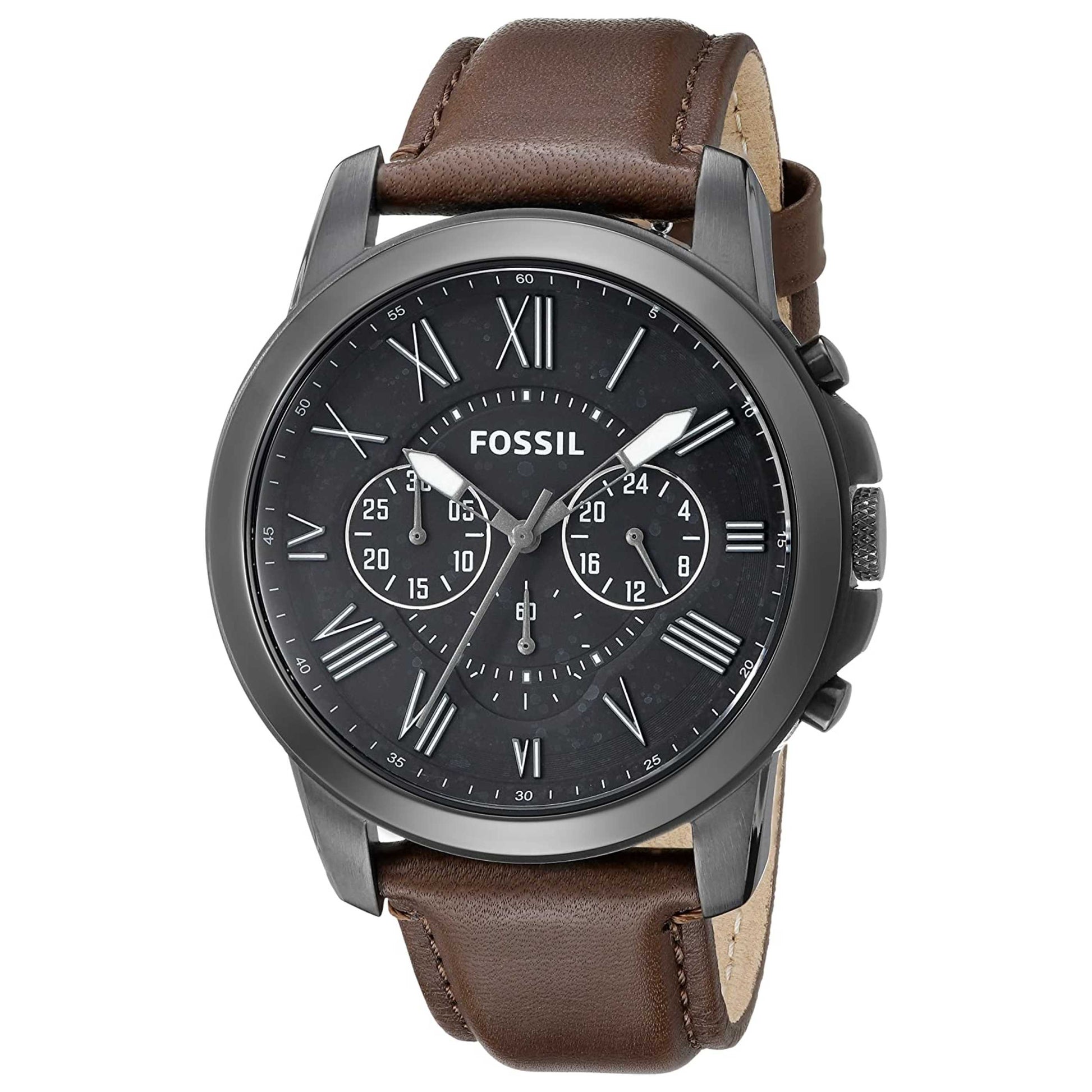 Front view of Fossil Grant Men's Quartz Watch FSFS4885