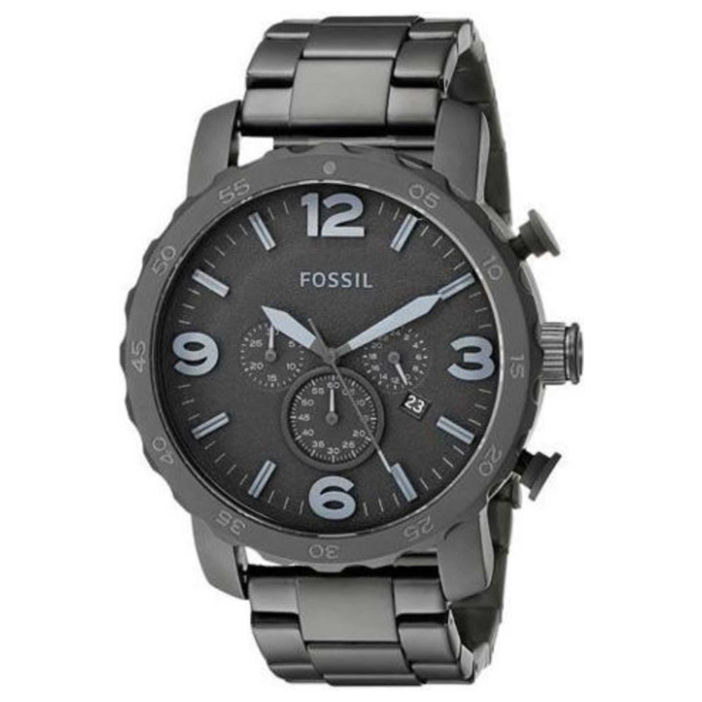 Front view of Fossil Nate Men's Quartz Watch FSJR1401