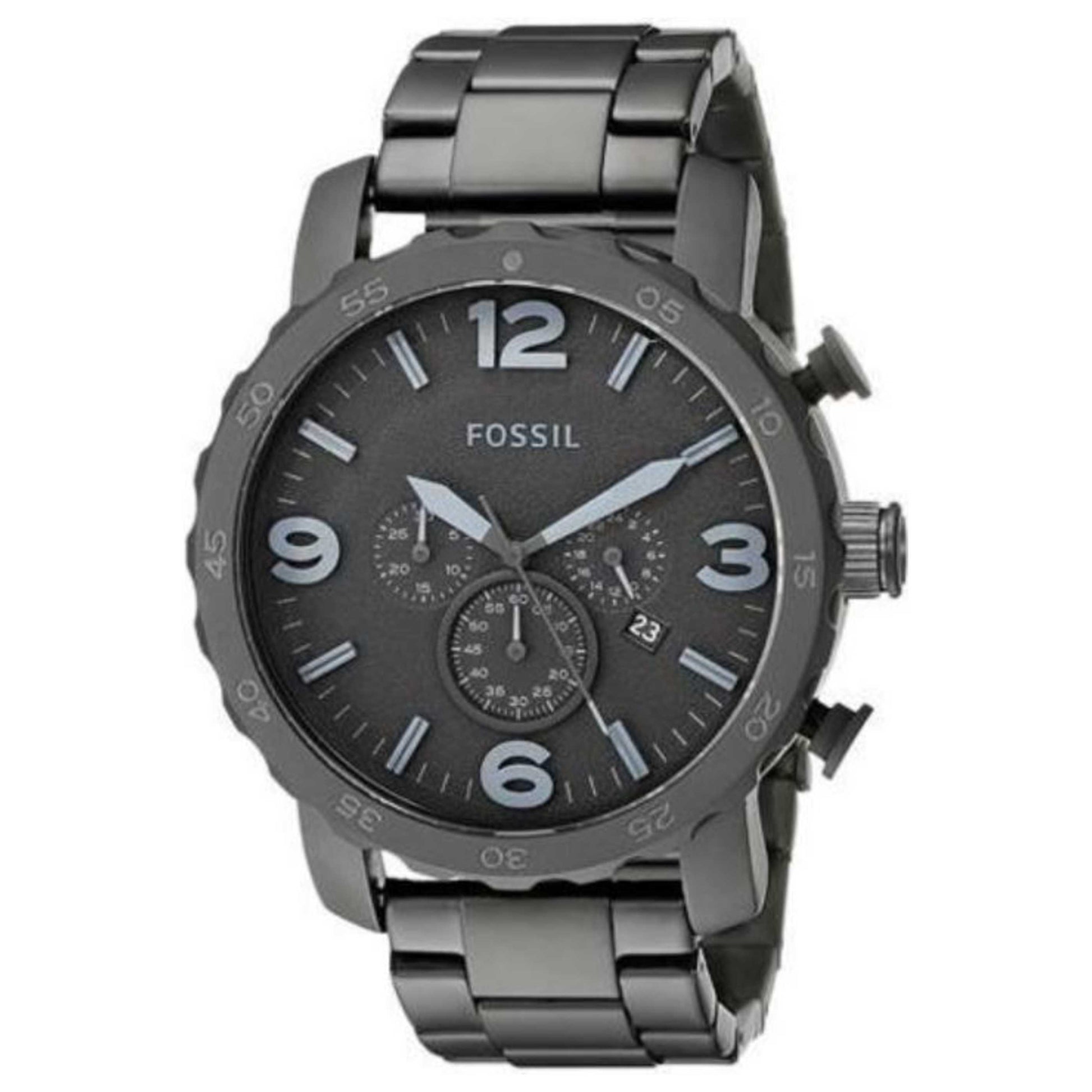 Front view of Fossil Nate Men's Quartz Watch FSJR1401