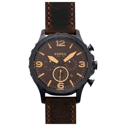 Front view of Fossil Nate Men's Quartz Watch FSJR1487