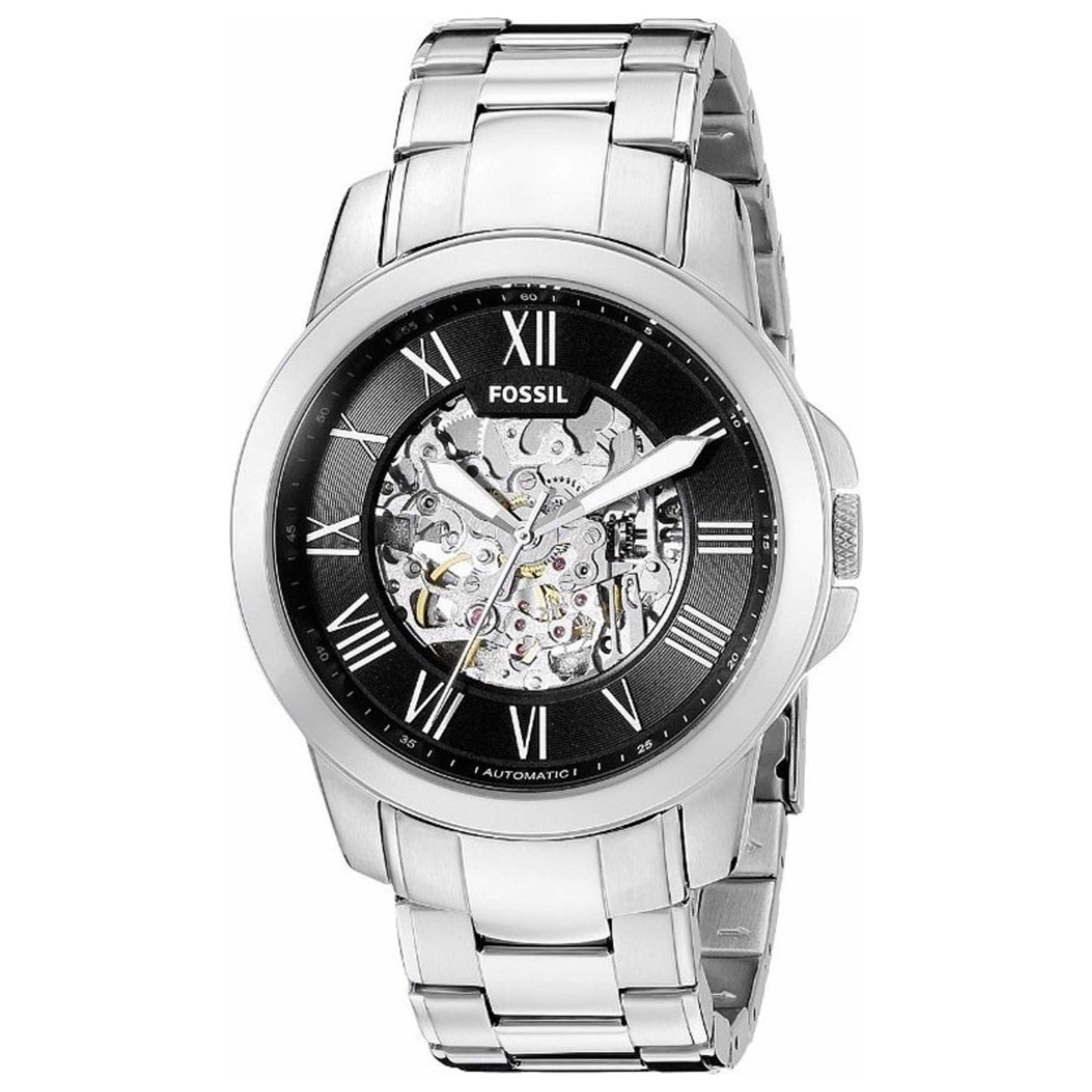 Front view of Fossil Grant Men's Automatic Watch FSME3103