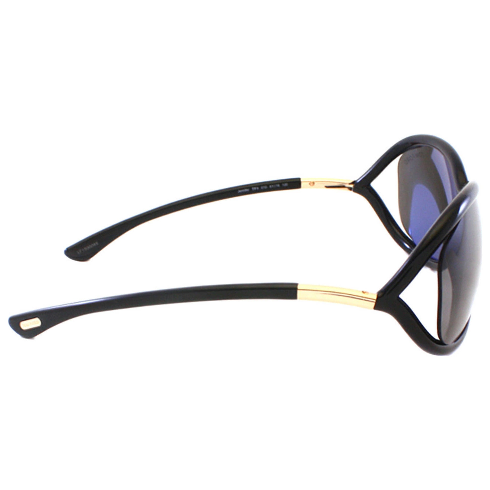 Right view of Tom Ford Jennifer Men's Sunglasses FT0008-01B