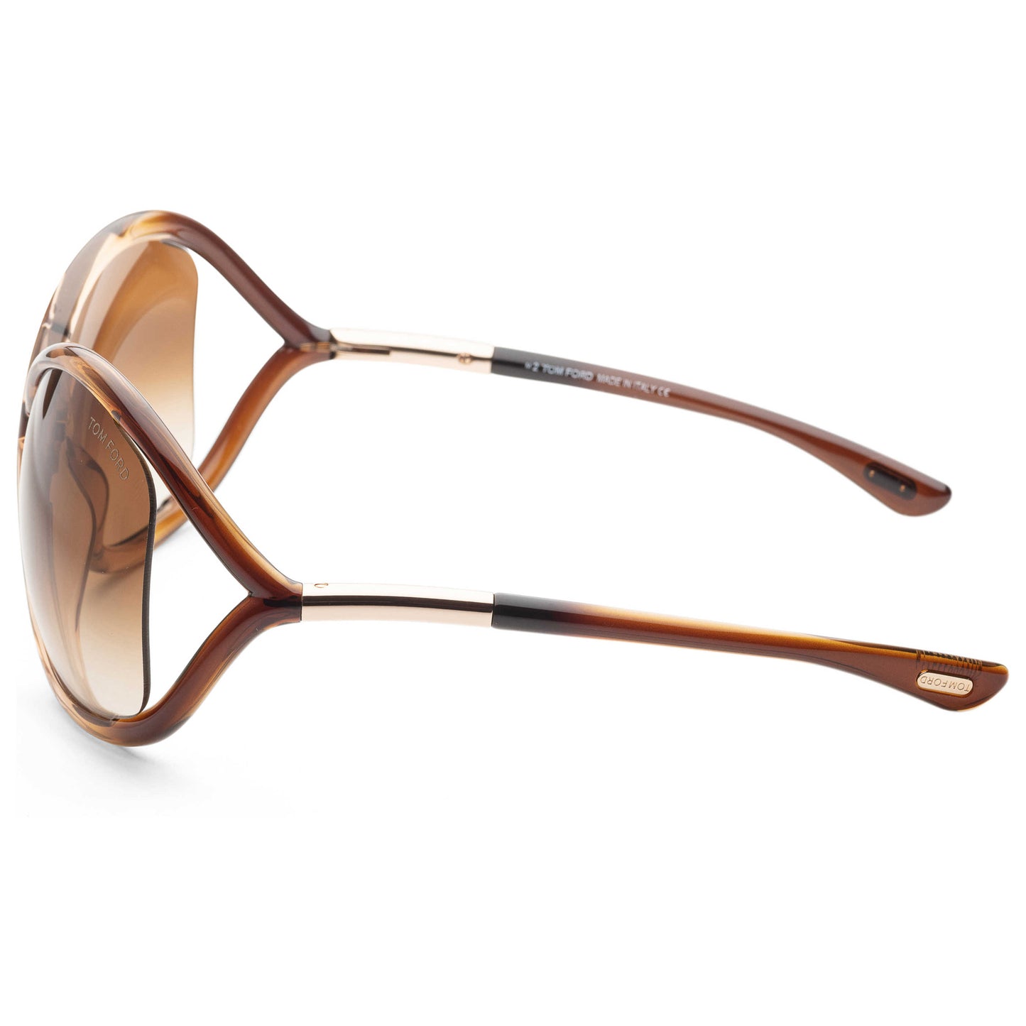 Left view of Tom Ford Whitney Men's Sunglasses FT0009-6474F-64