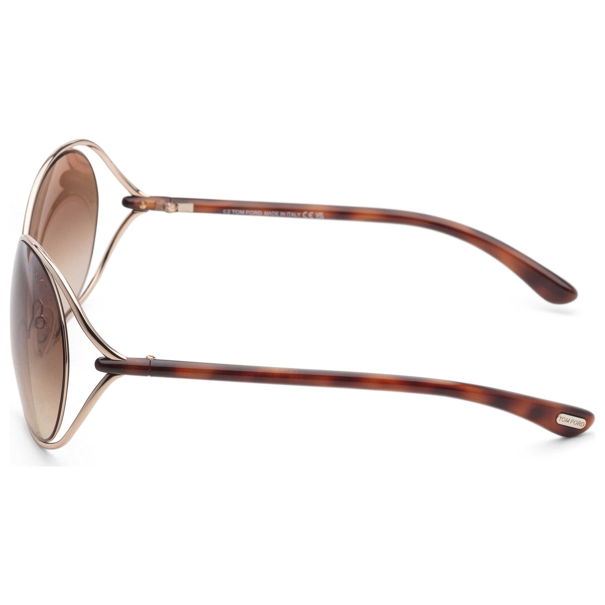 Tom Ford Carla Women's Sunglasses FT0157-28F-66 - Image #3