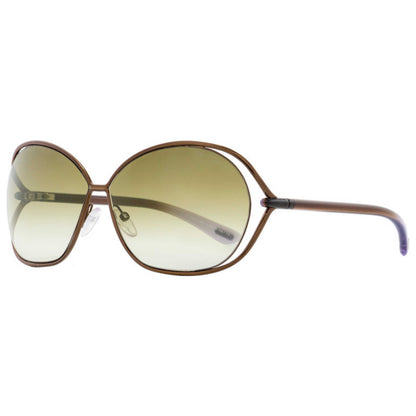 Front view of Tom Ford Carla Women's Sunglasses FT0157-48F-66