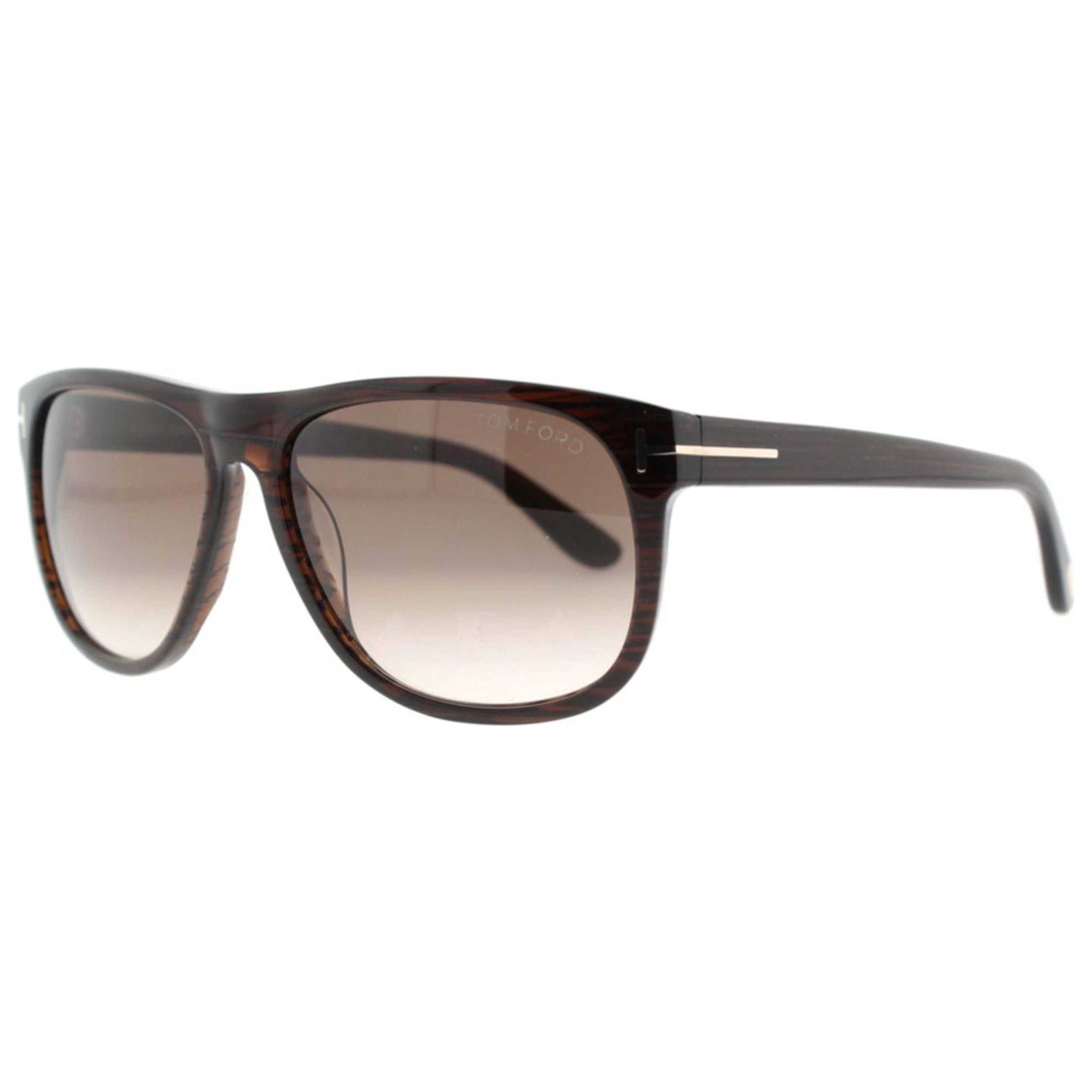 Front view of Tom Ford Square Men's Sunglasses FT0236-50P