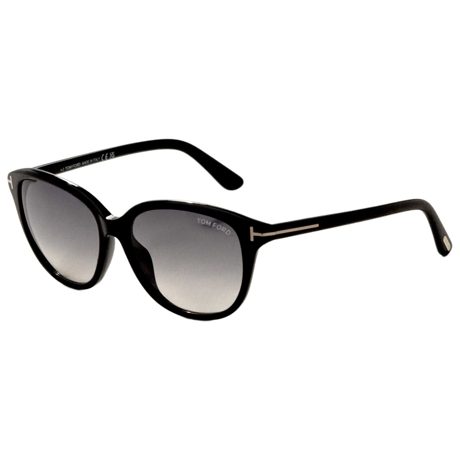 Front view of Tom Ford Karmen Women's Sunglasses FT0329-01B-57