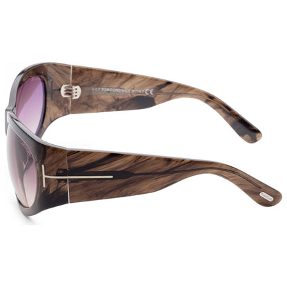 Left view of Tom Ford Felicity Women's Sunglasses FT0404-50B-61