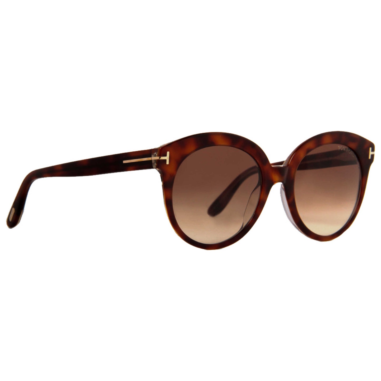 Tom Ford Round Women's Sunglasses FT0429-56F - Image #3