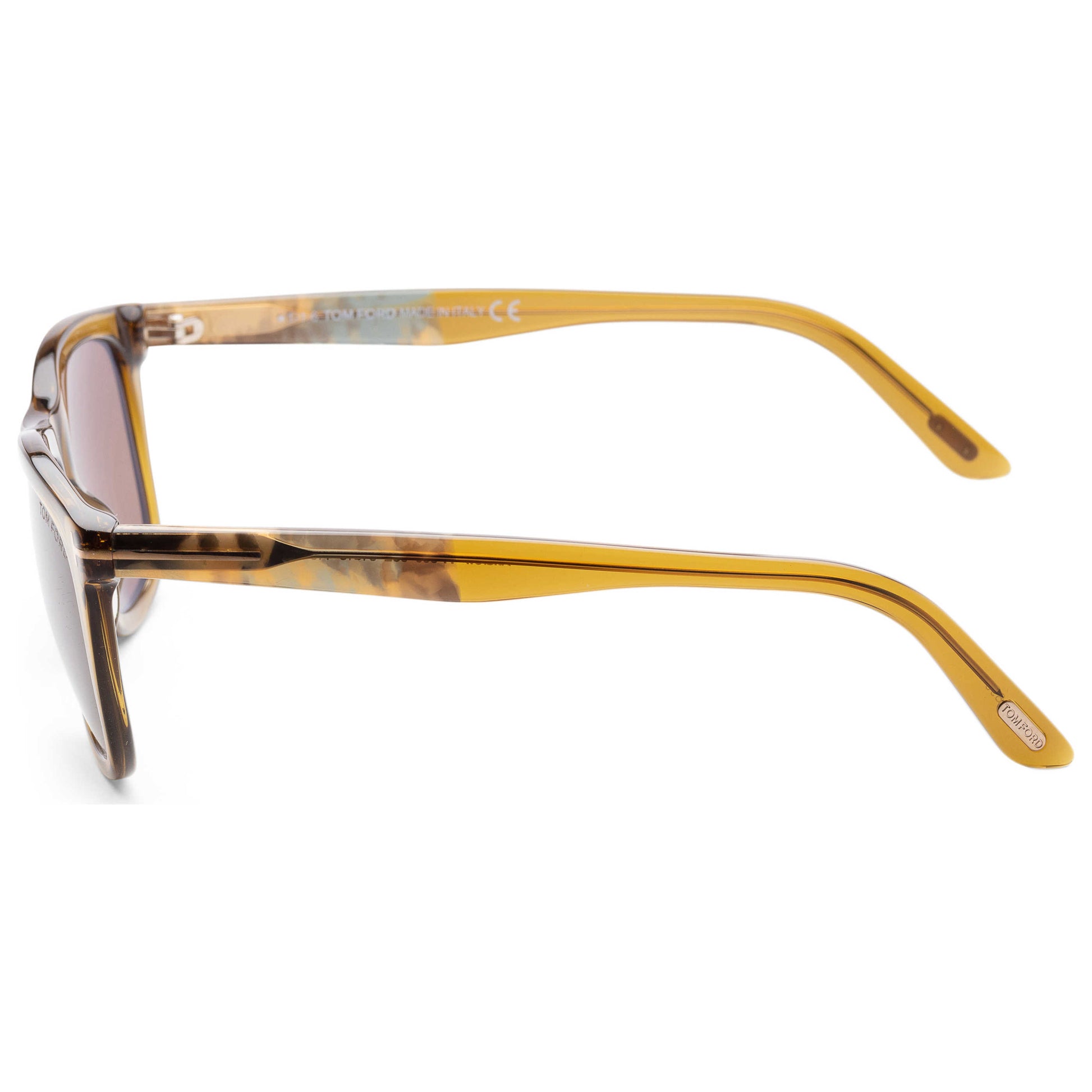 Left view of Tom Ford Andrew Men's Sunglasses FT0500-98E-54