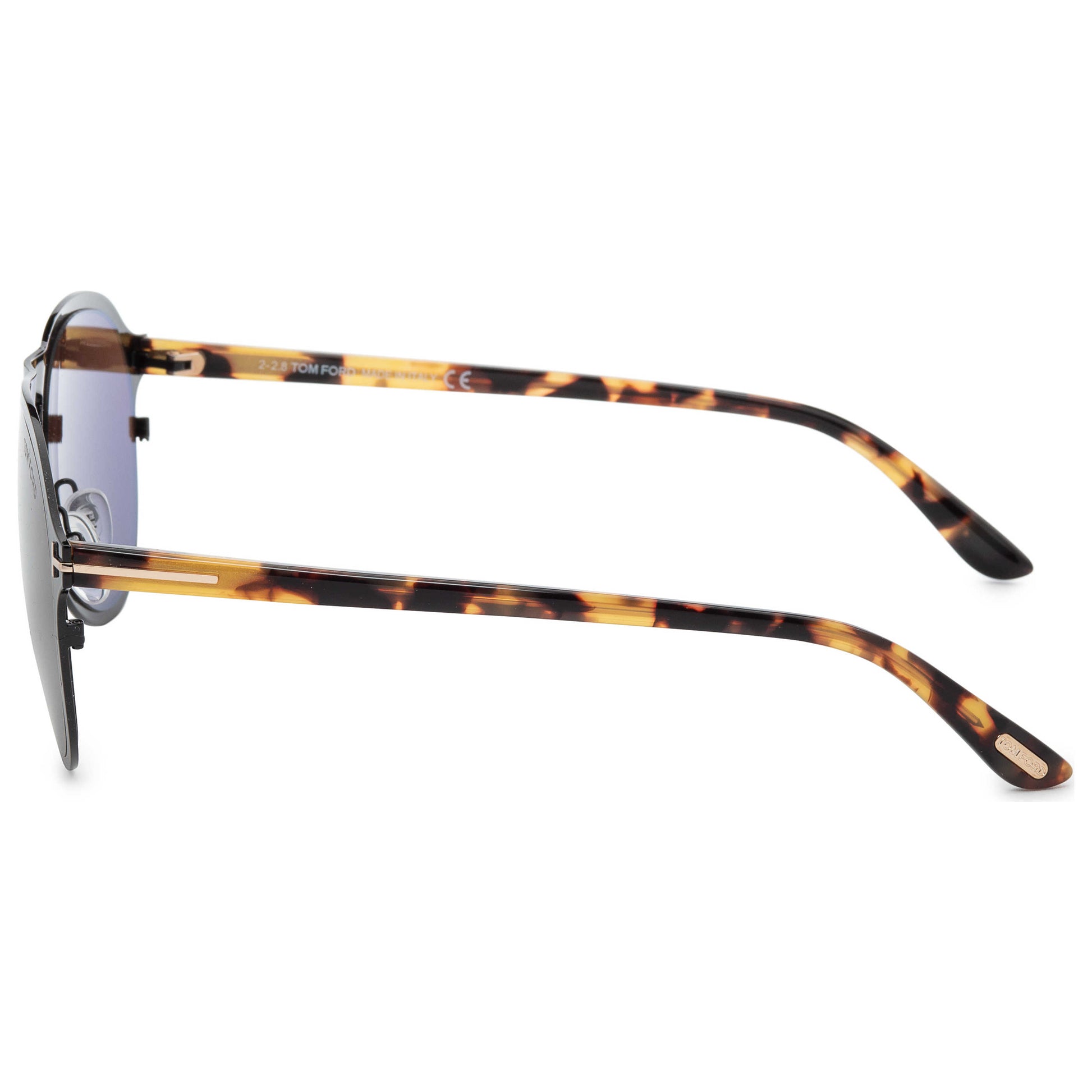 Back view of Tom Ford Bradburry Men's Sunglasses FT0525-01E