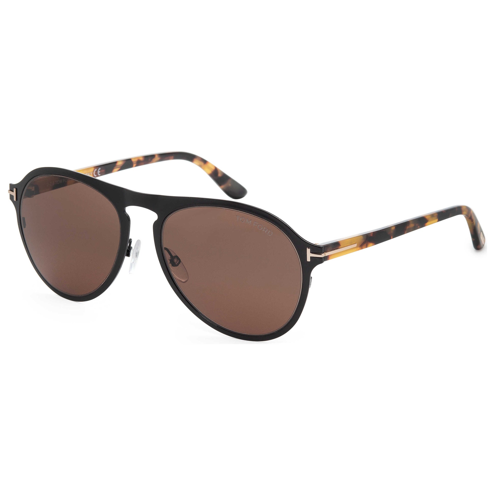 Front view of Tom Ford Bradburry Men's Sunglasses FT0525-01E