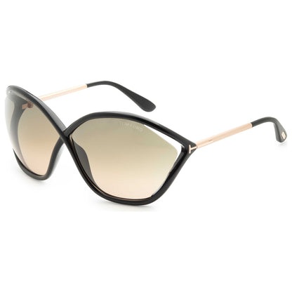 Front view of Tom Ford Bella Women's Sunglasses FT0529-01B
