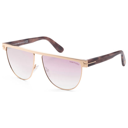 Front view of Tom Ford Stephanie Women's Sunglasses FT0570-28Z-60