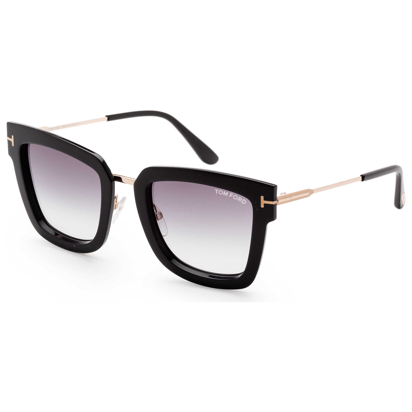 Front view of Tom Ford Lara Women's Sunglasses FT0573-01B-52