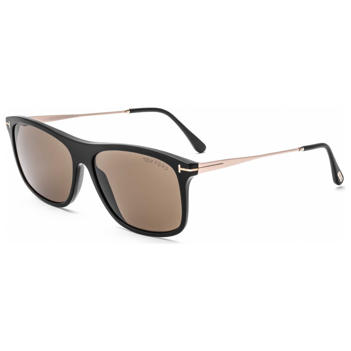 Front view of Tom Ford Max Men's Sunglasses FT0588-01E-57