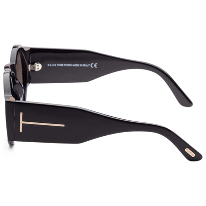 Left view of Tom Ford Tatiana Women's Sunglasses FT0603-01A-47