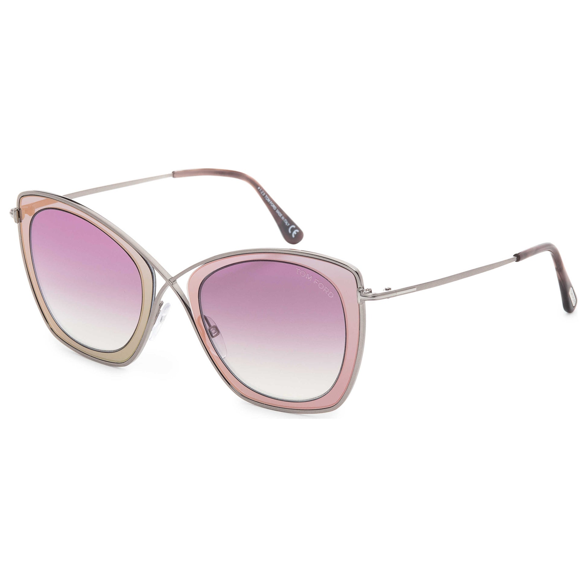 Front view of Tom Ford India Women's Sunglasses FT0605-77T