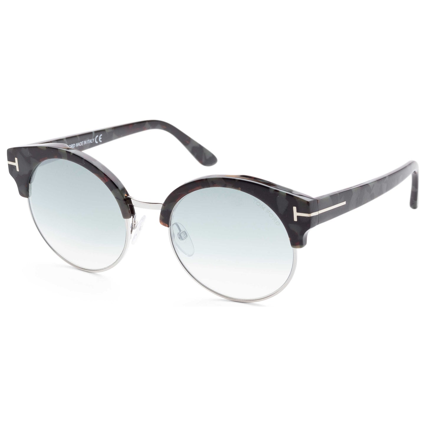 Front view of Tom Ford Jack Women's Sunglasses FT0608-55X-54