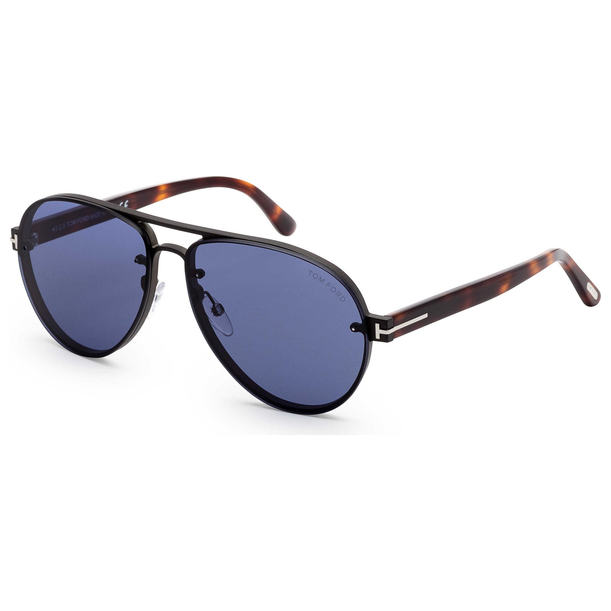 Front view of Tom Ford Alexei Men's Sunglasses FT0622-12V-62