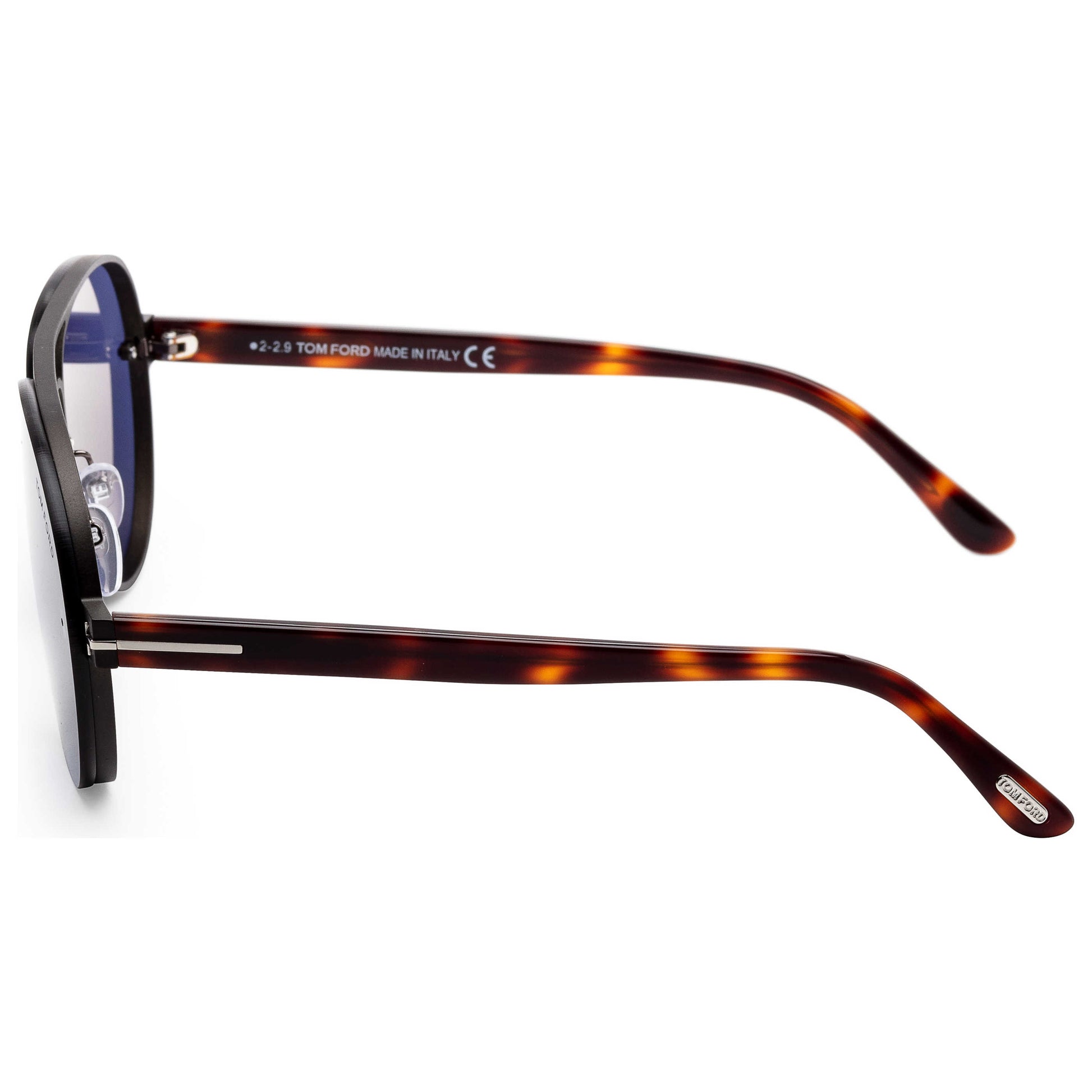 Left view of Tom Ford Alexei Men's Sunglasses FT0622-12V-62