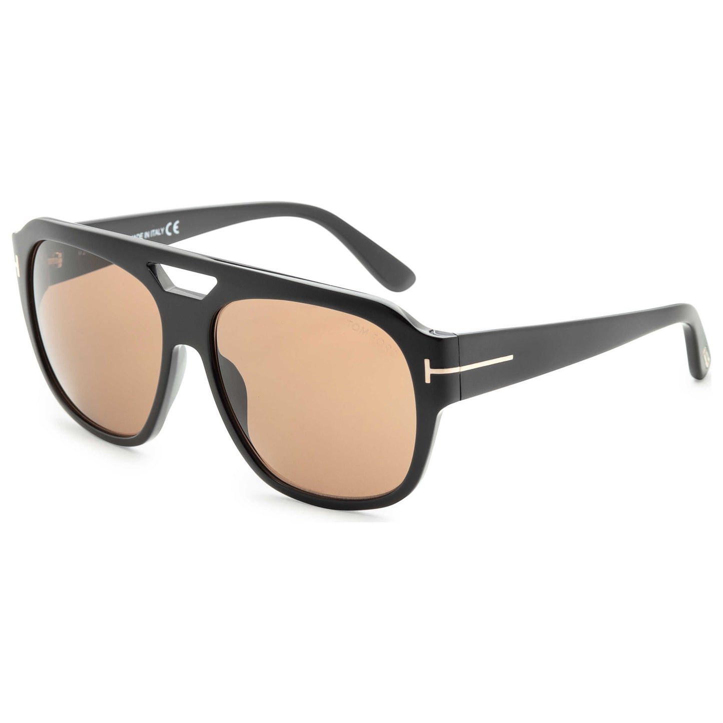 Front view of Tom Ford Bachardy Unisex Sunglasses FT0630-01J