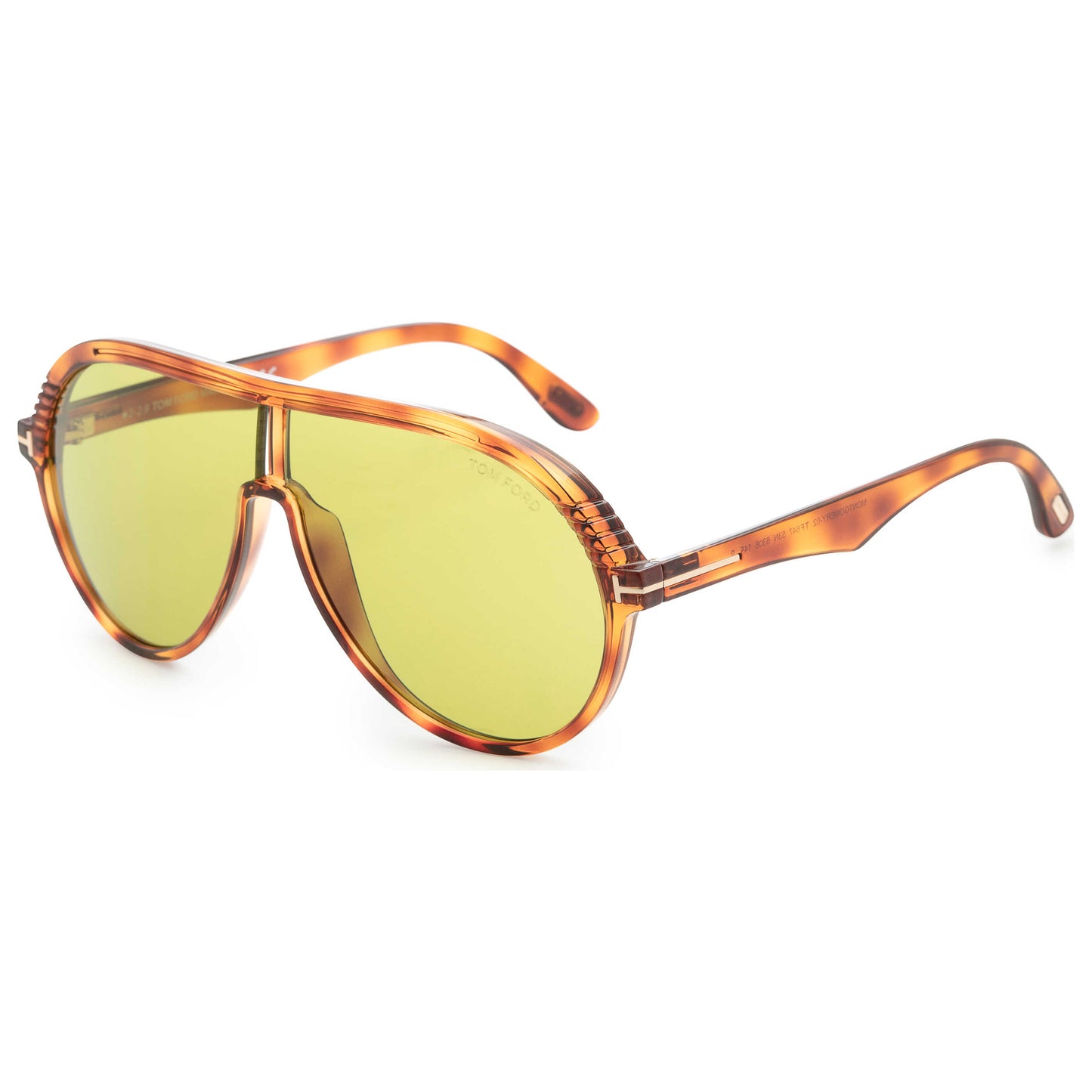 Front view of Tom Ford Montgomery Men's Sunglasses FT0647-53N