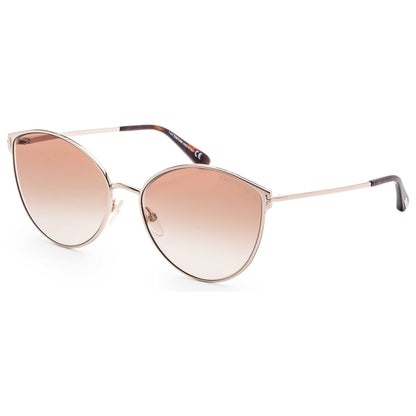 Front view of Tom Ford Zeila Women's Sunglasses FT0654-28F-60