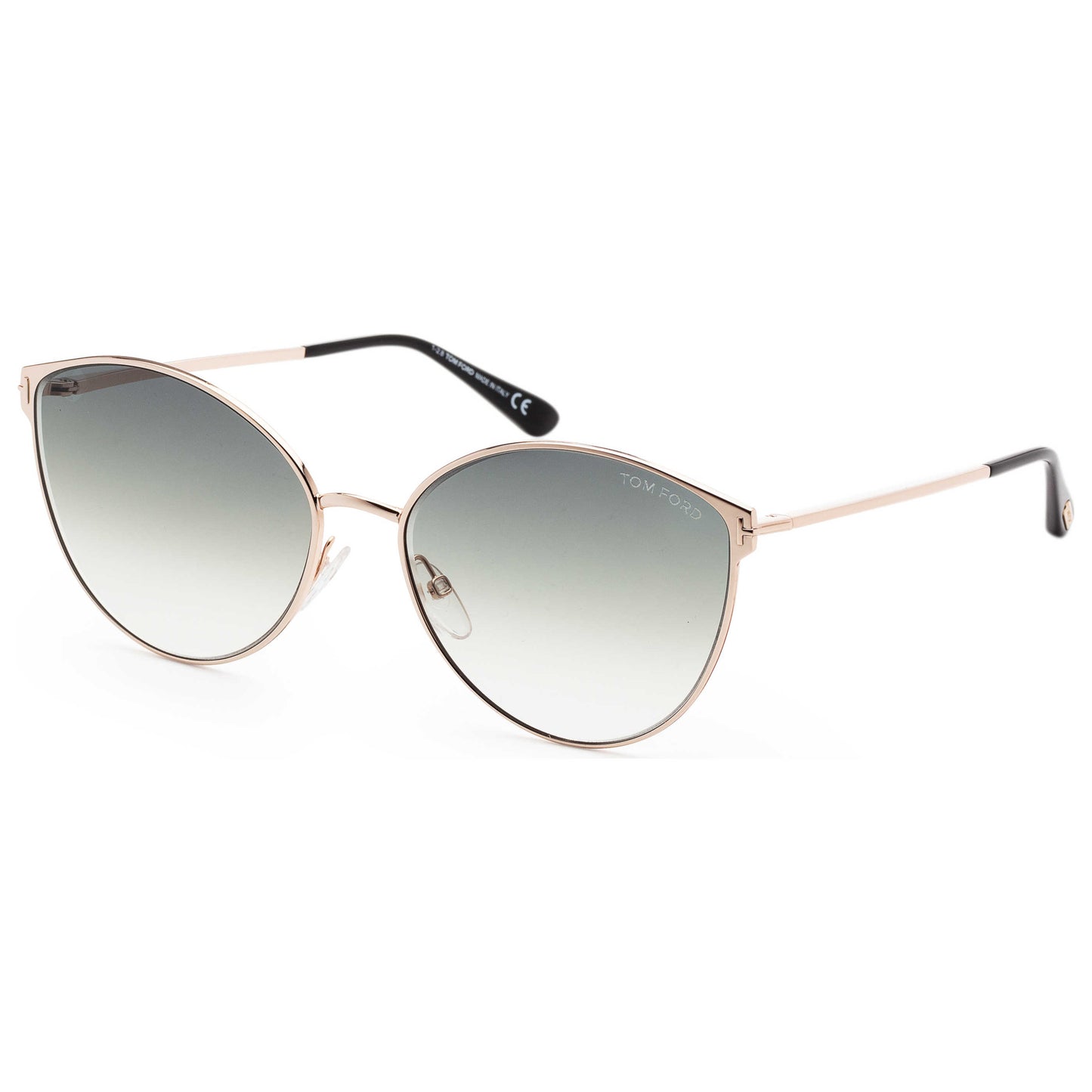 Front view of Tom Ford Zeila Women's Sunglasses FT0654-28G-60