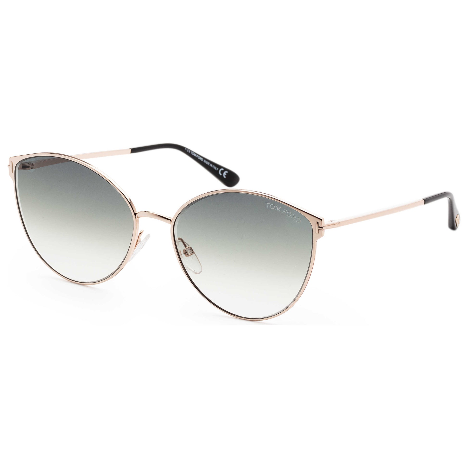 Front view of Tom Ford Zeila Women's Sunglasses FT0654-28G-60