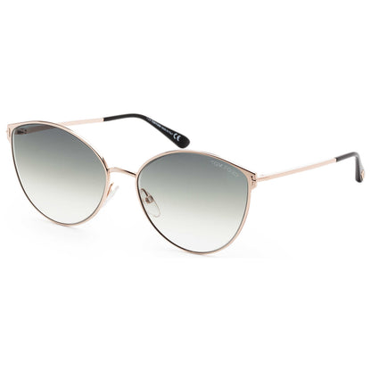 Front view of Tom Ford Zeila Women's Sunglasses FT0654-28G-60