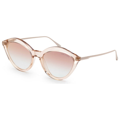 Front view of Tom Ford Chloe Women's Sunglasses FT0663-45G-57