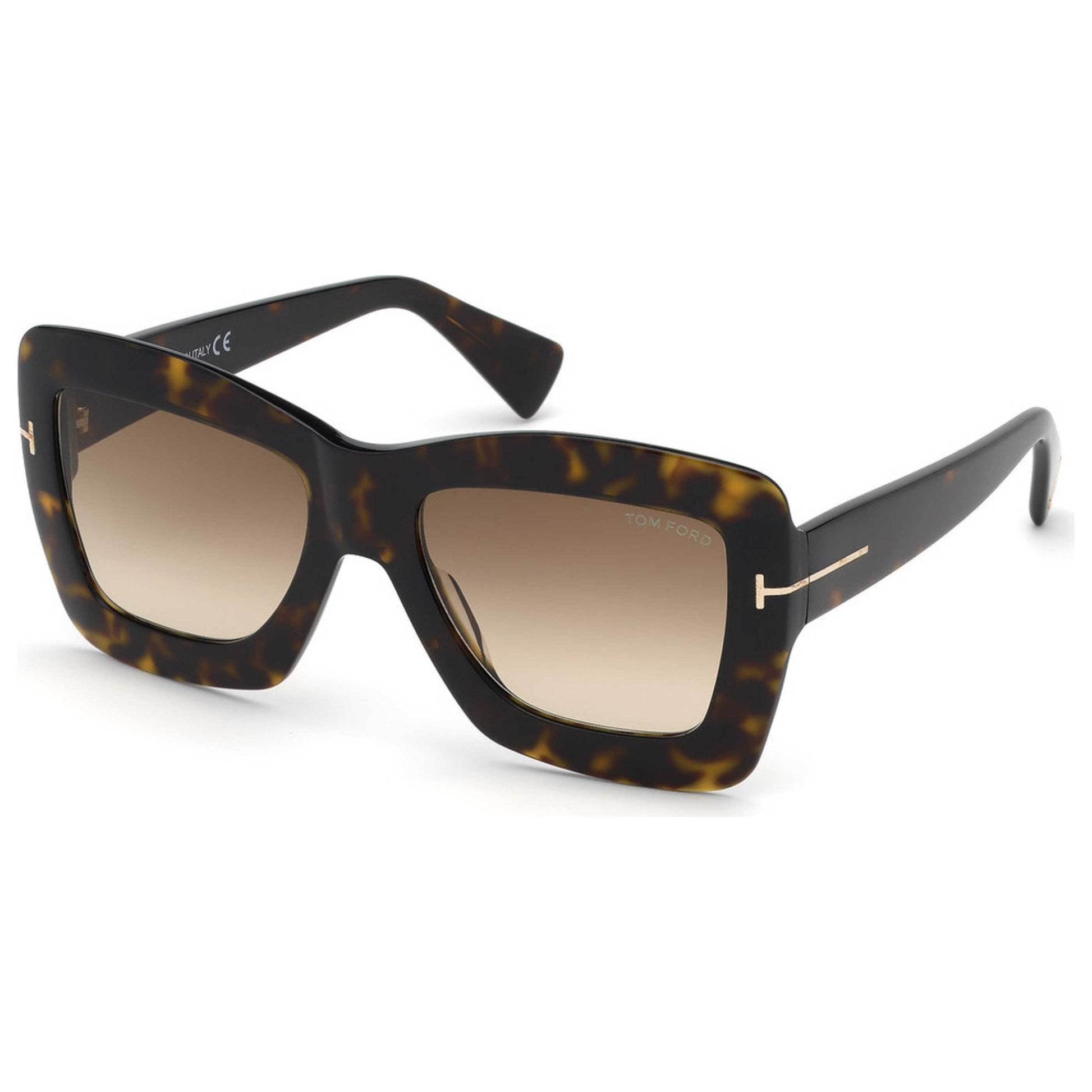 Front view of Tom Ford Hutton Women's Sunglasses FT0664-52F-55