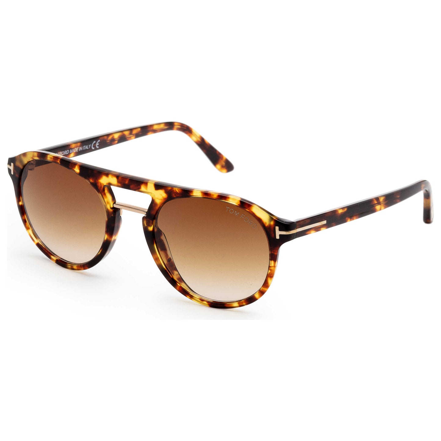 Front view of Tom Ford Ivan Men's Sunglasses FT0675-55F-52