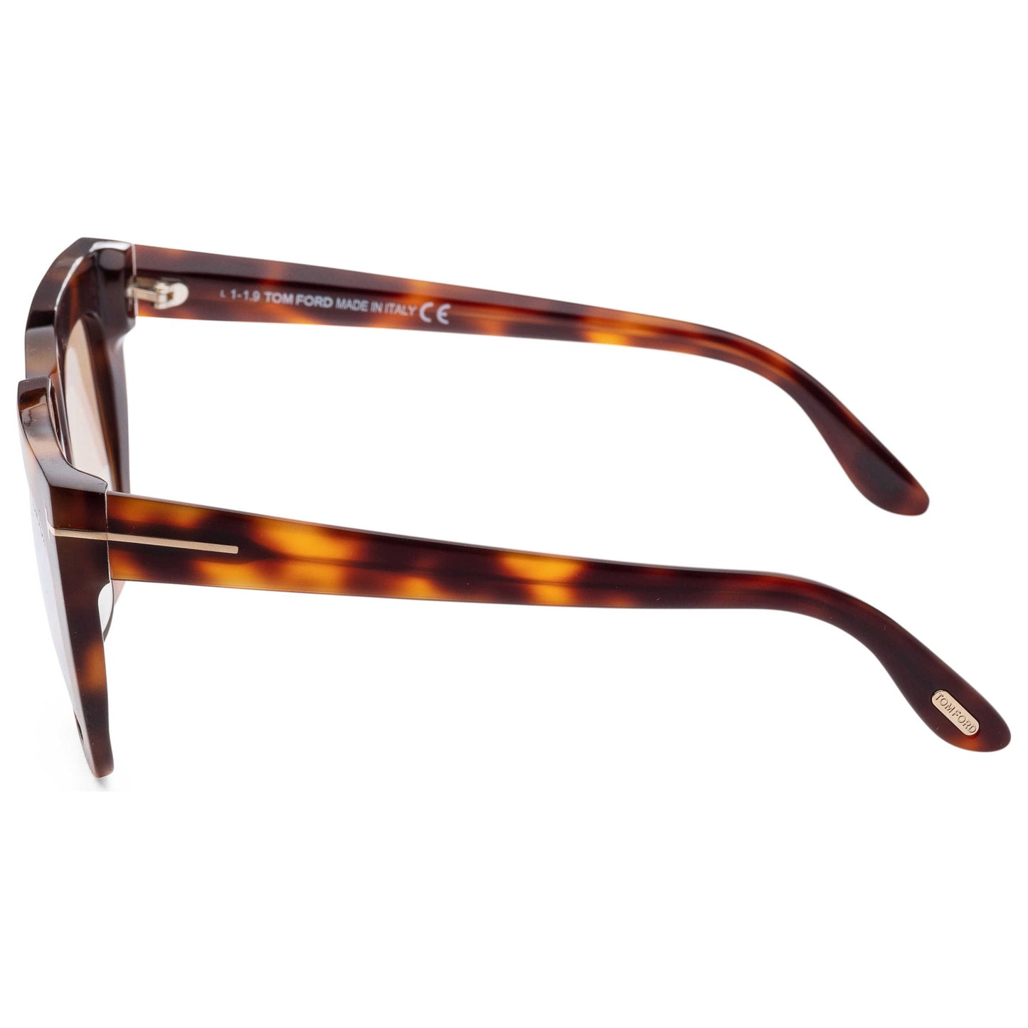 Left view of Tom Ford Thea Women's Sunglasses FT0687-53Z-51