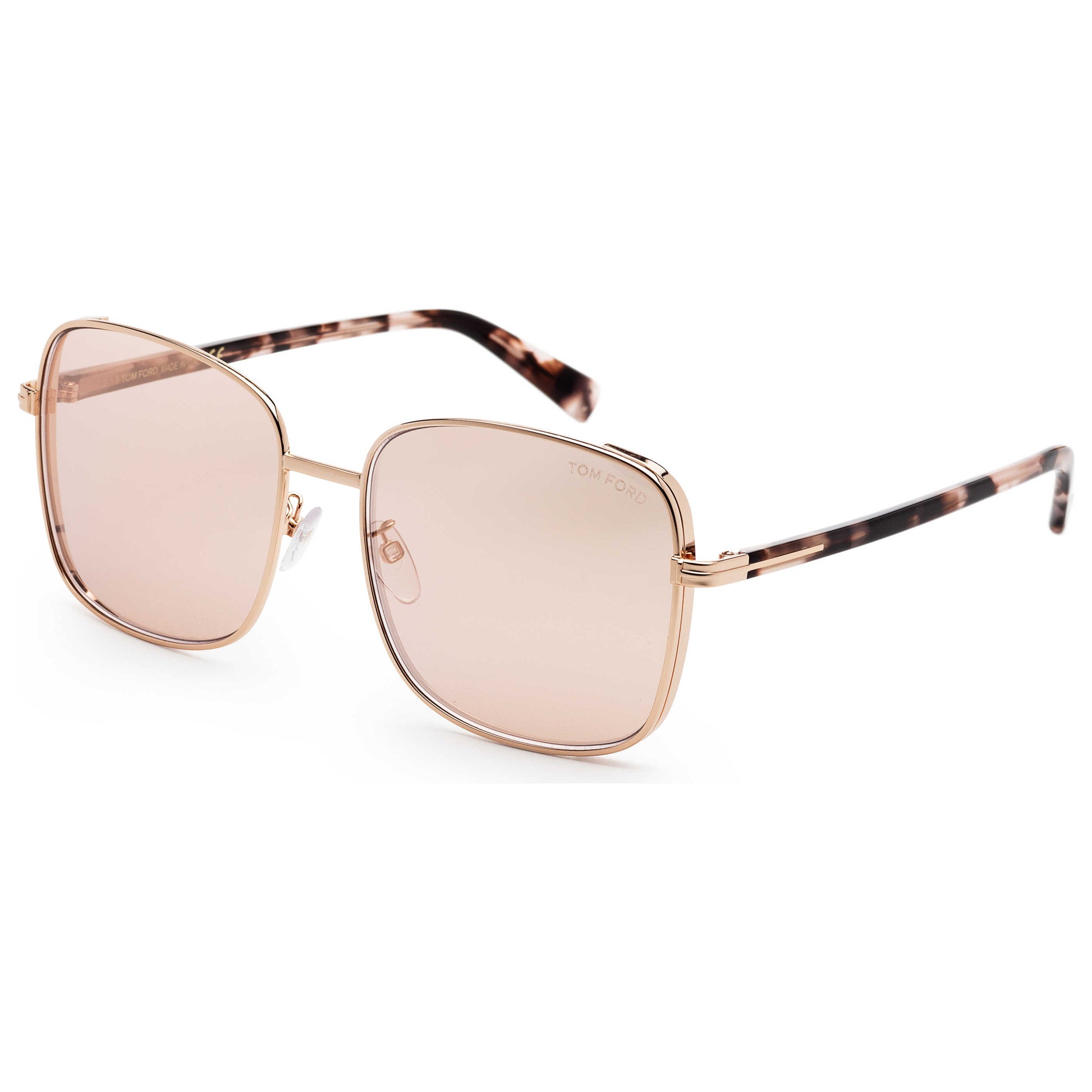 Front view of Tom Ford Fashion Women's Sunglasses FT0722-28G-59
