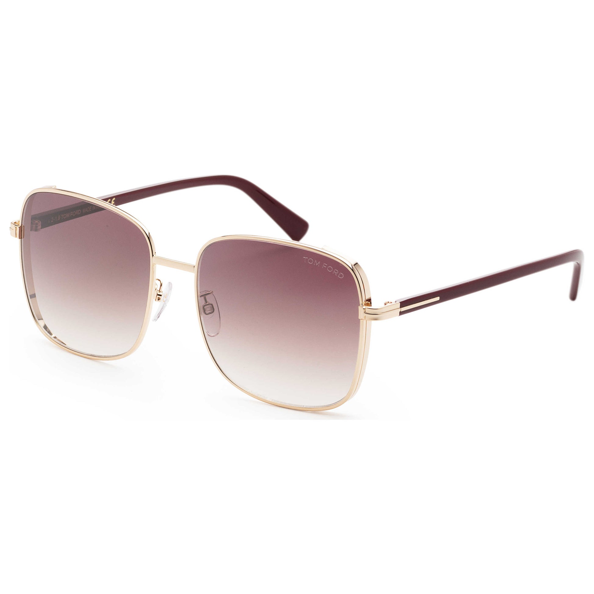 Front view of Tom Ford Fashion Women's Sunglasses FT0722-32G-59