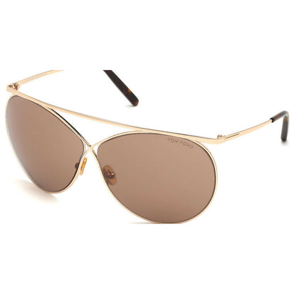 Front view of Tom Ford Criss Cross Women's Sunglasses FT0761-28Y-67