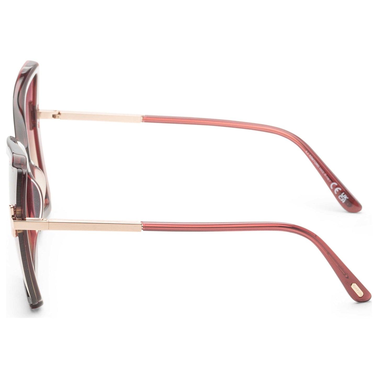 Left view of Tom Ford Gia Women's Sunglasses FT0766-69T-63