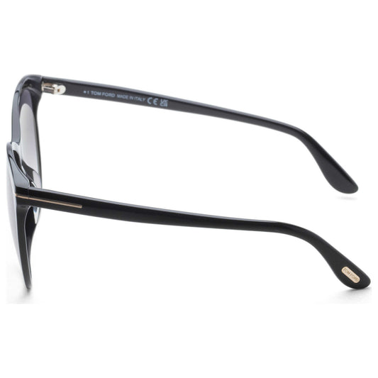 Left view of Tom Ford Maxim Women's Sunglasses FT0787-01B-59