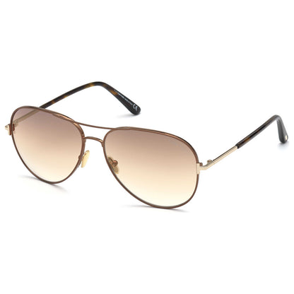 Front view of Tom Ford Fashion Unisex Sunglasses FT0823-48G59