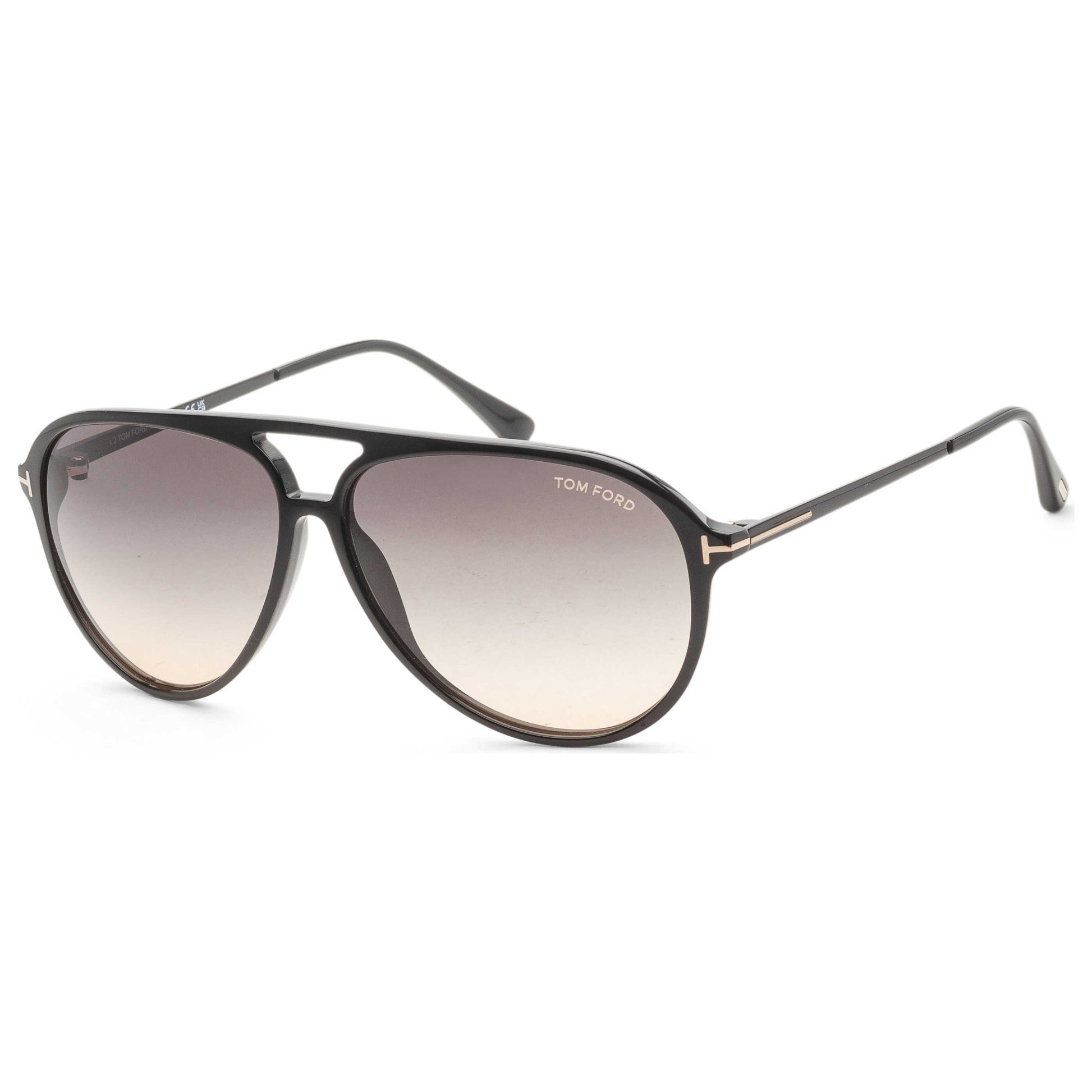 Front view of Tom Ford Samson Men's Sunglasses FT0909-01B-62