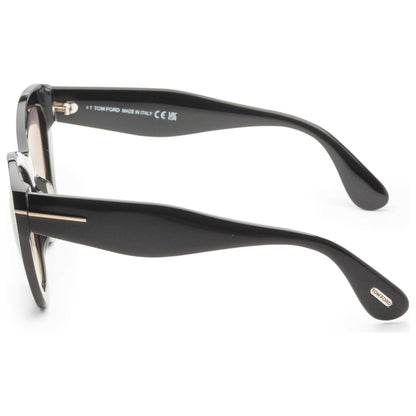 Left view of Tom Ford Cara Women's Sunglasses FT0940-01B-56