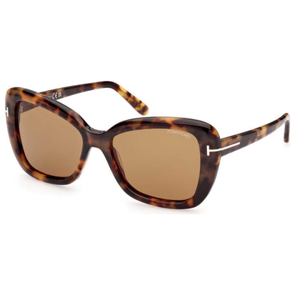 Front view of Tom Ford Maeve Women's Sunglasses FT1008-55J-55