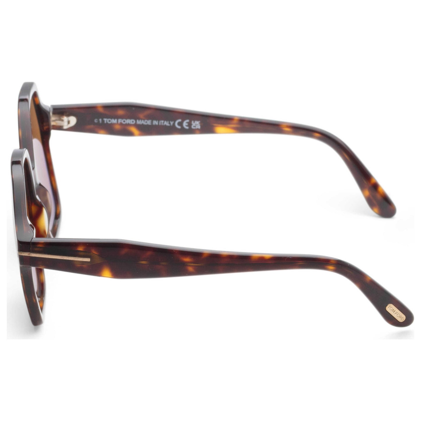 Left view of Tom Ford Romy Women's Sunglasses FT1032-52E-56