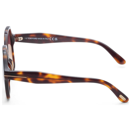 Left view of Tom Ford Romy Women's Sunglasses FT1032-53Z-56