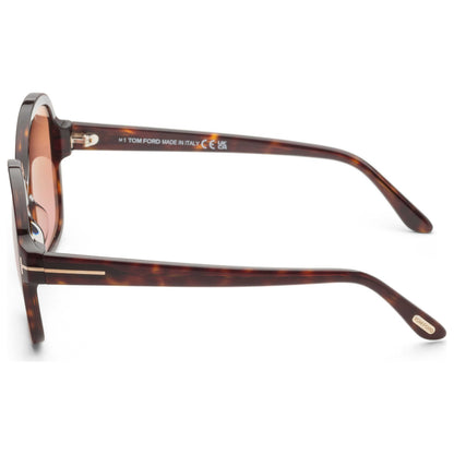 Left view of Tom Ford Hanley Women's Sunglasses FT1034-52F-57