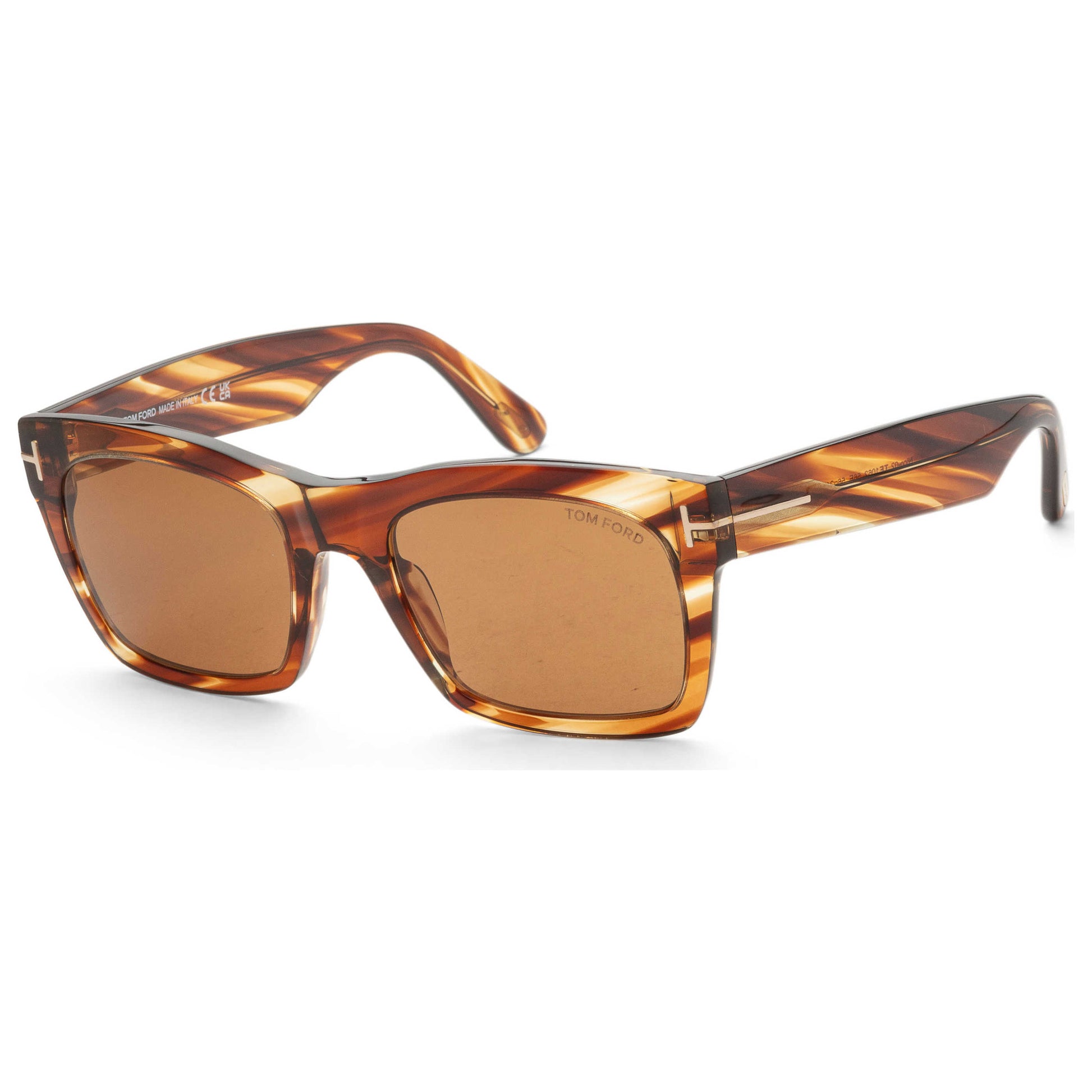 Front view of Tom Ford Nico Men's Sunglasses FT1062-56E-56