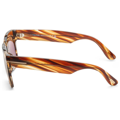 Left view of Tom Ford Nico Men's Sunglasses FT1062-56E-56